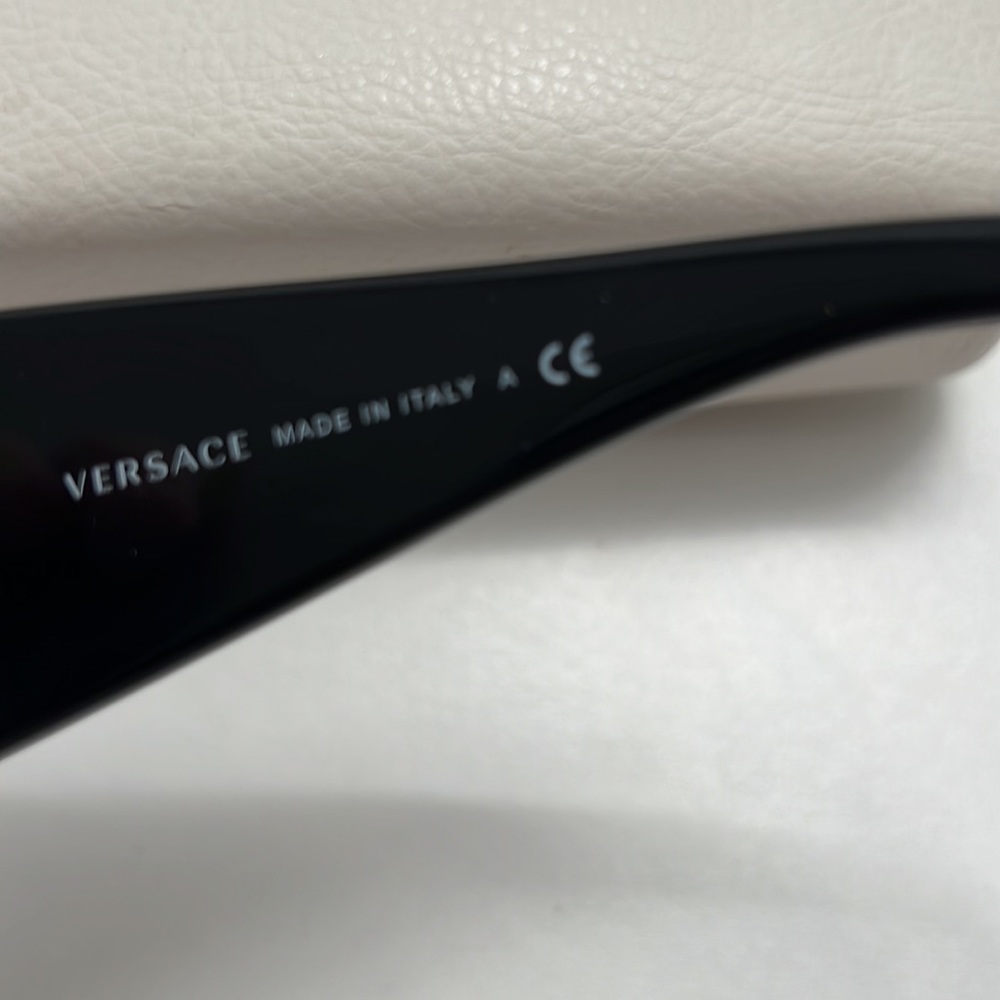 VERSACE SUNGLASSES BLACK with Gold Studs Comes with a box - Picture 8 of 10